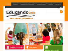 Tablet Screenshot of educandochile.cl